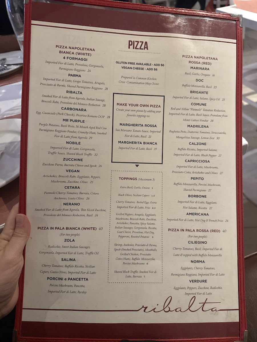 Ribalta Menu - Image 2